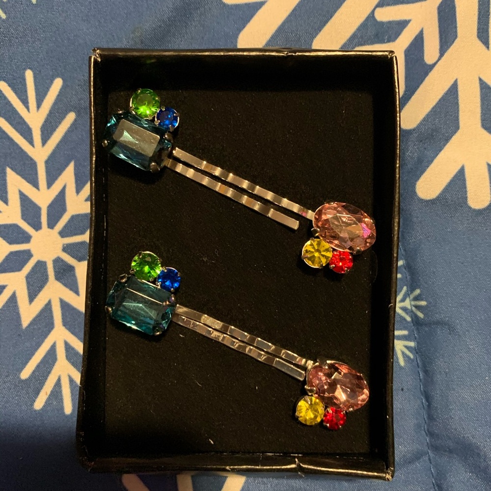 Jeweled Bobby pins